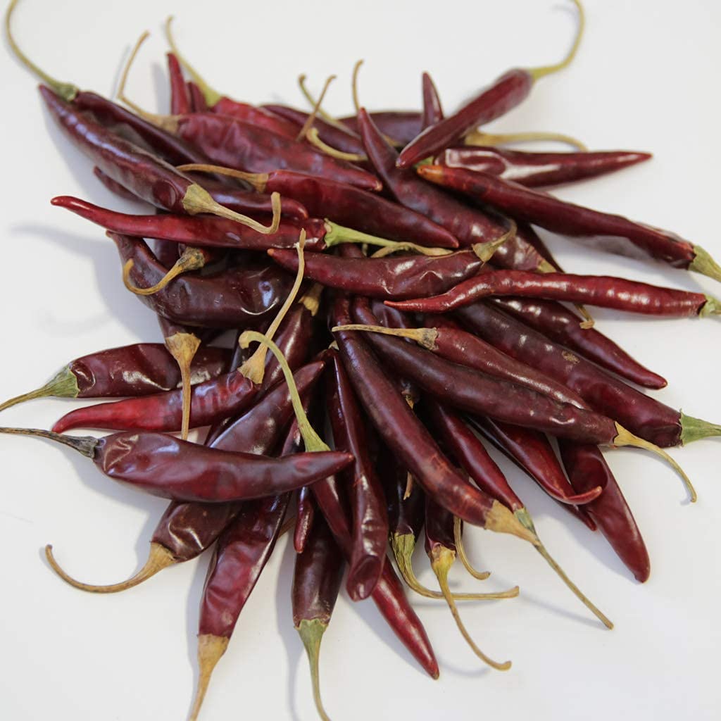 1Lb Puya Dried Whole Chile Peppers, Pulla Chili Seco Pods By 1400S Spices