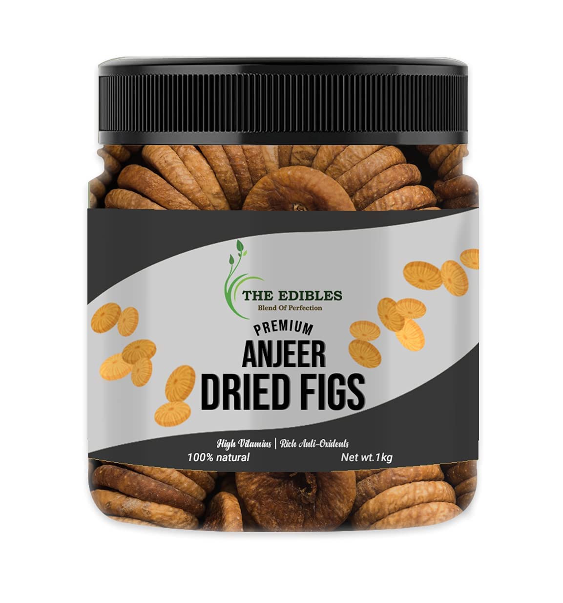 THE EDIBLES Dry Fruit Dried Figs Afghani Anjeer - 250 gm | Afghani Anjeer Figs Dry Fruits Anjir_Packing May Vary