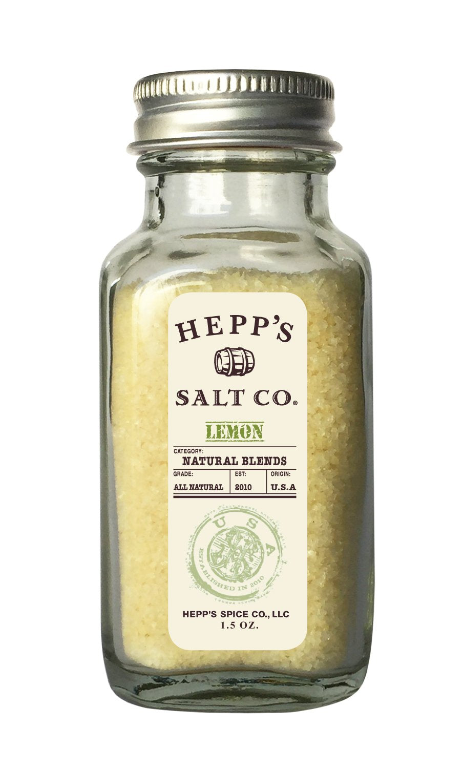 Hepp'S Salt Co. Lemon Sea Salt 1.5 Oz