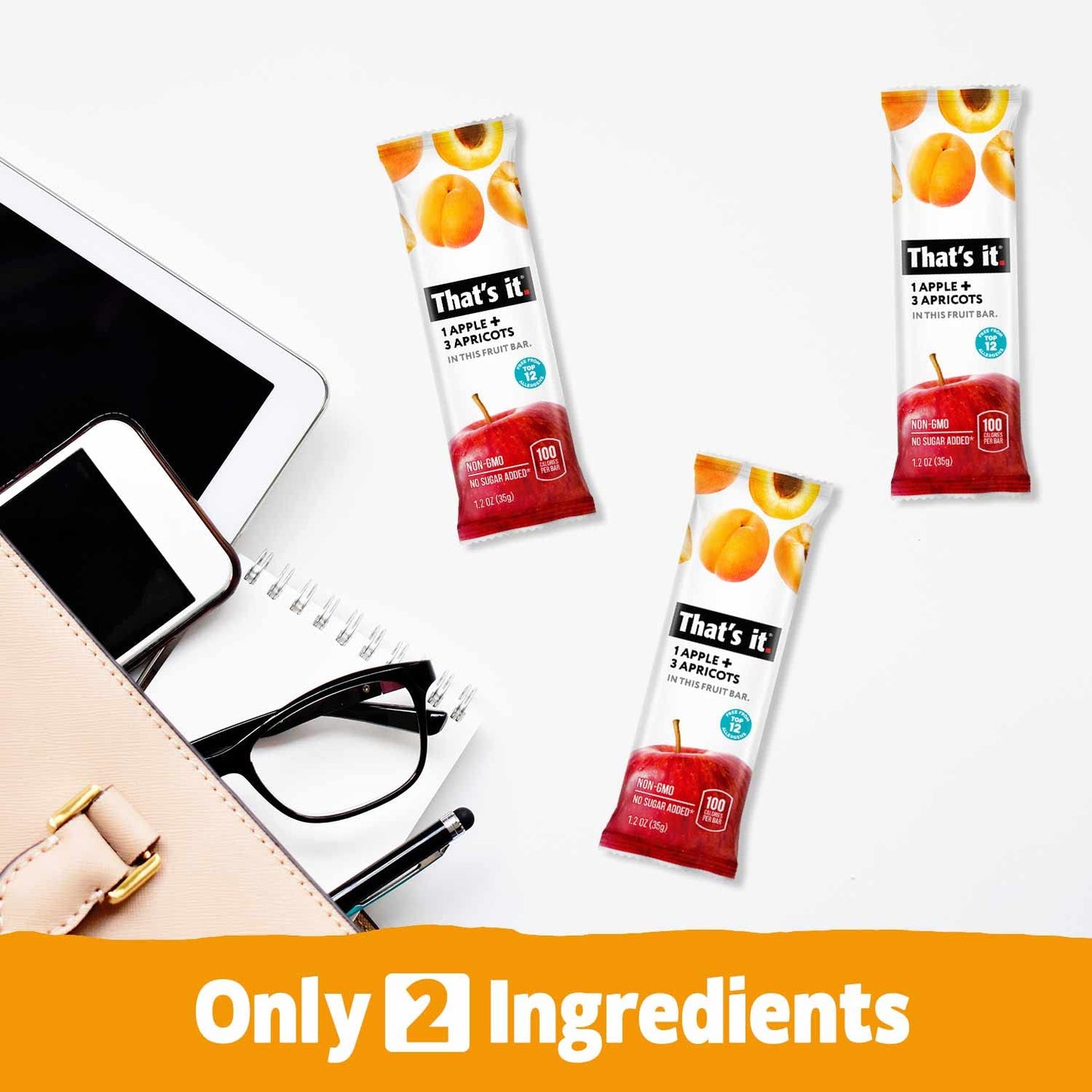 Thats it. (36 Count) Variety Pack | Apricot, Pear, and Pineapple Flavors | 100% Natural Real Fruit Bars Plant-based, Vegan, Glu