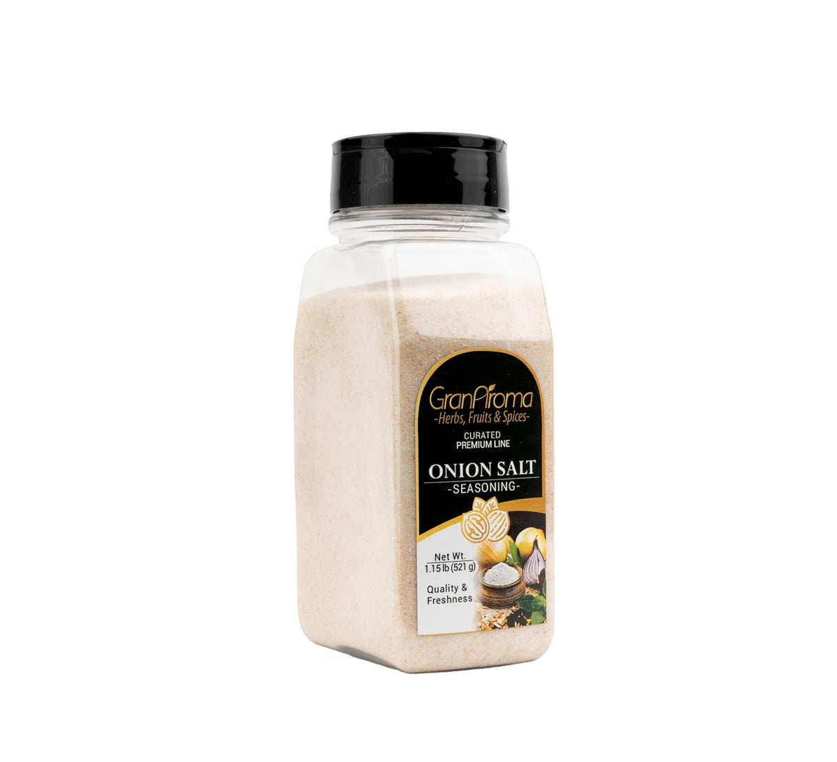 GranAroma Onion Salt, Savory Flavor, Versatile Seasoning (1.15 Pound)