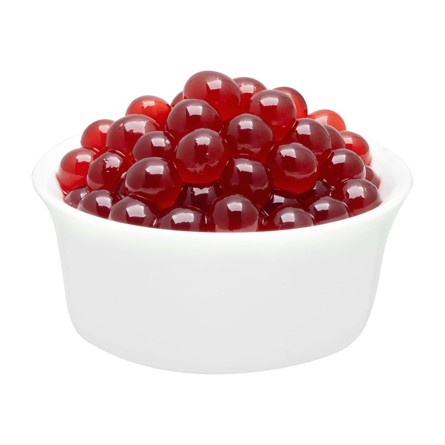 Tea Zone [7 Pounds] Dragon Fruit Popping Pearls for Boba Tea Beverages, Sweets, Ice Cream Topping | B2065