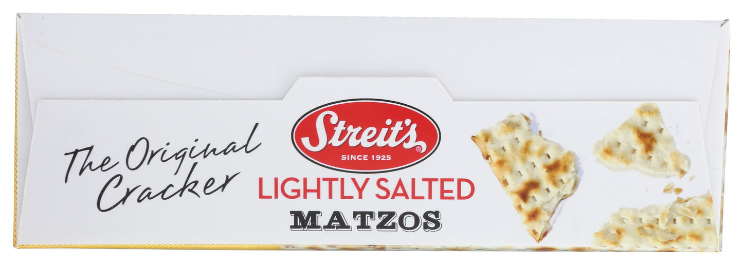 Streits, Matzos Lightly Salted, 11 Ounce