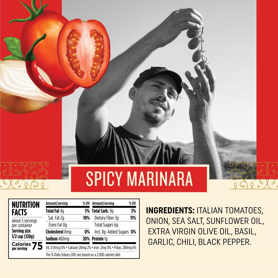 Botticelli Pasta Sauce | 2-Pack | 24 oz (Spicy Marinara)