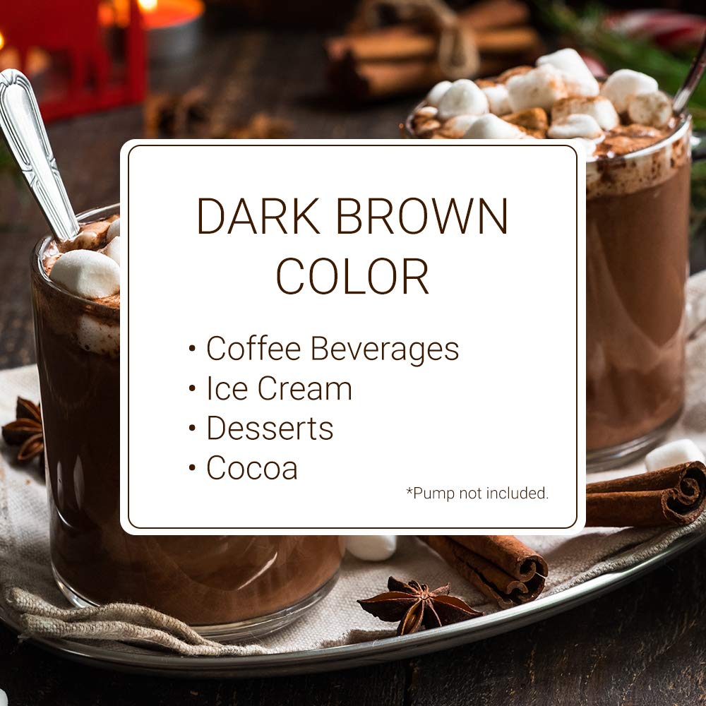 Monin - Gourmet Dark Chocolate Sauce, Velvety And Rich, Great For Desserts, Coffee, And Snacks, Gluten-Free, Non-Gmo (64 Ounce)