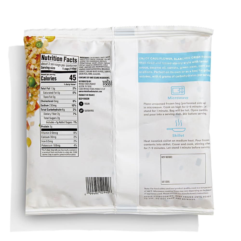 365 by Whole Foods Market Stir Fry Style Riced Cauliflower, 12 OZ