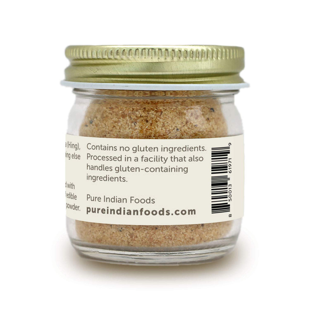 Pure Indian Foods Best Hing Ever (Asafoetida Powder), Not Tested For Gluten - Indian Spice For Garlic & Onion Substitute, 20G Glass Bottle (3 Pack)