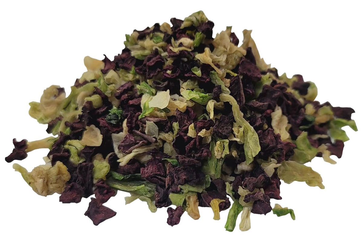 Naturejam Dried Beet Root & Cabbage Mix-2 Pound Bag-To Make Side Steamed Vegetables Or Soups-Dehydrated 2 Ingredients Only