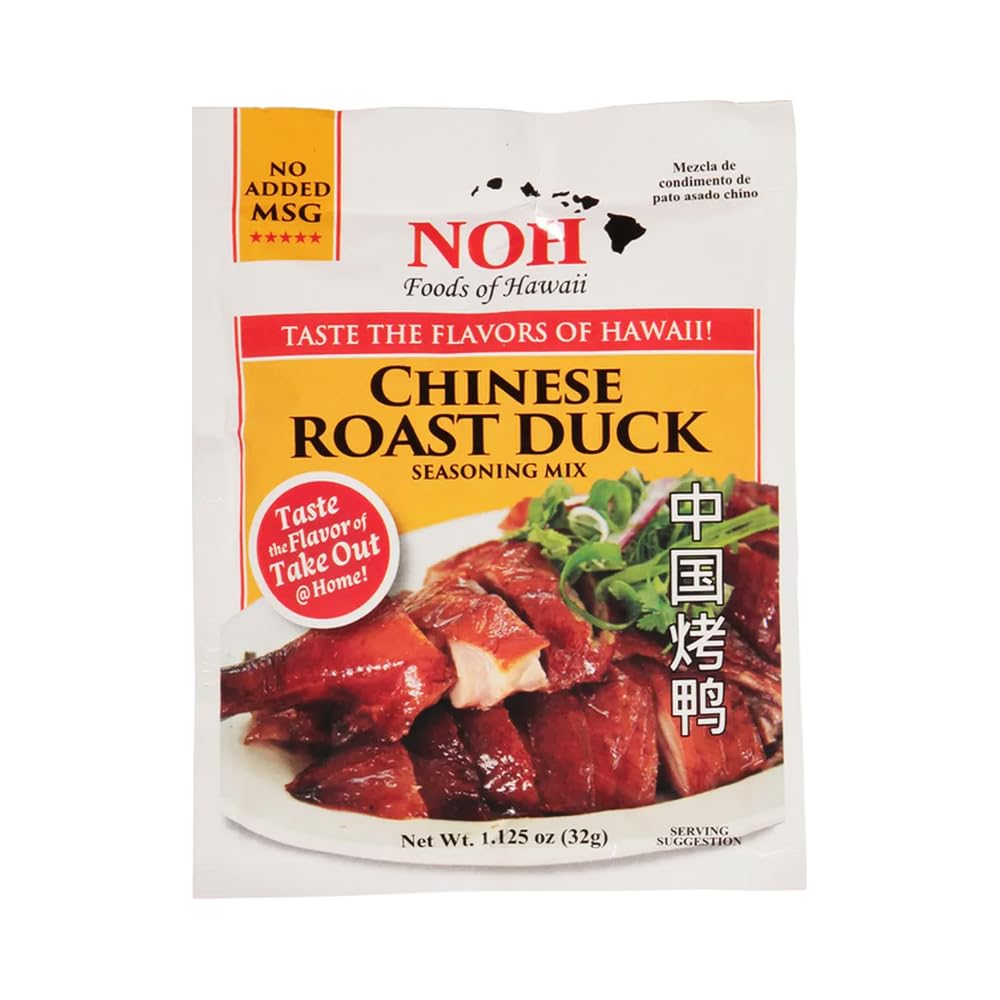 NOH Foods Seasoning Packets - Chinese Style Roast Duck - Pack of 3 - 1.5 Oz Total