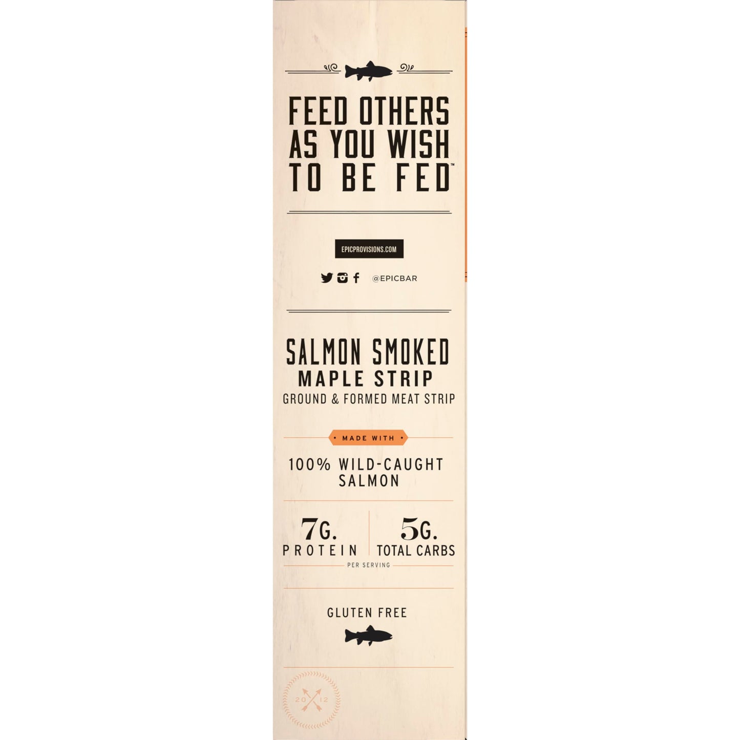 Epic Smoked Salmon Snack Strips, Paleo Friendly, 0.8 oz, 10 Count