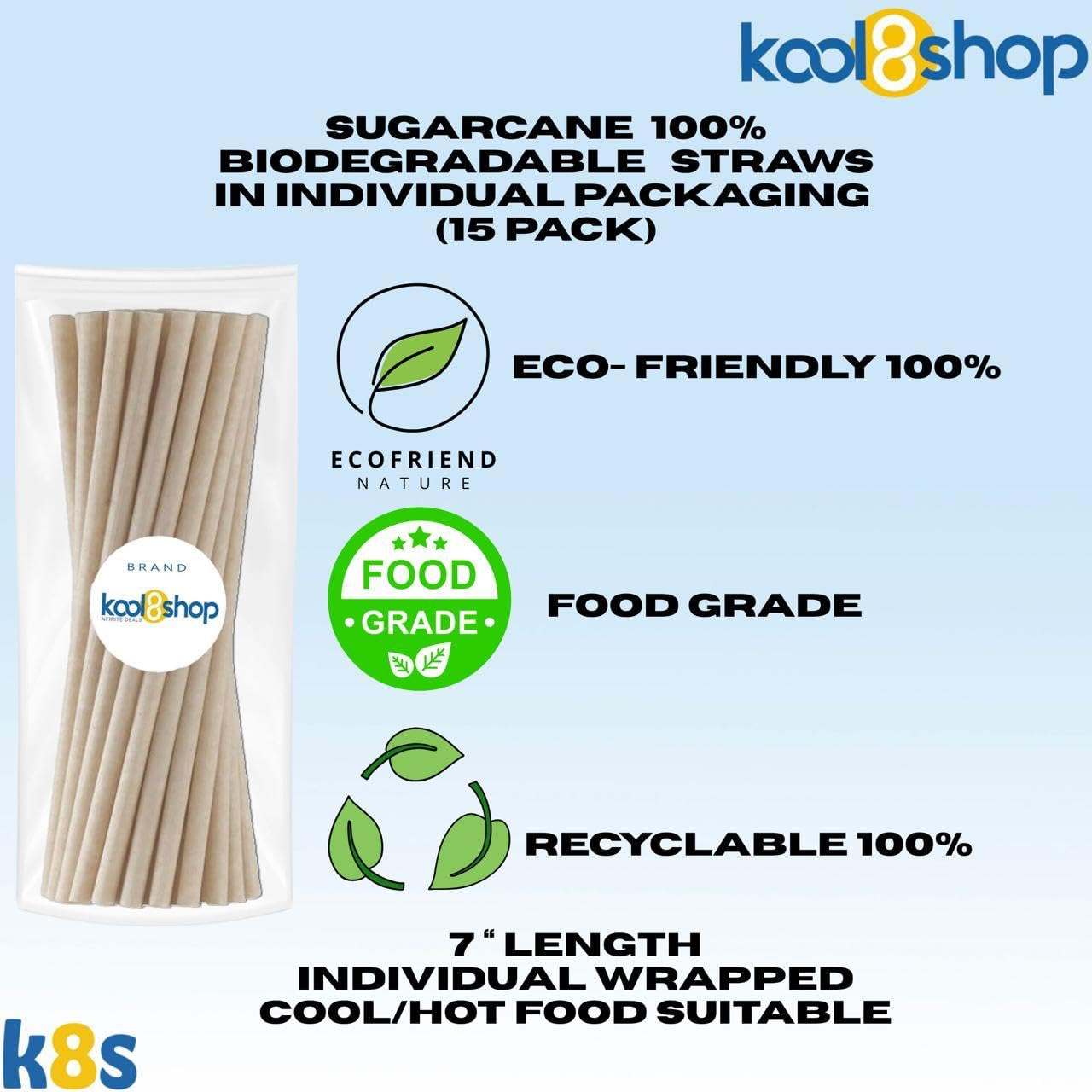 Snapple Zero Sugar Lemon Tea All Natural Iced Tea 16 Fl Oz Plastic Bottles 16 Pack + 15 Sugarcane Disposable Straws By Kool8Shop