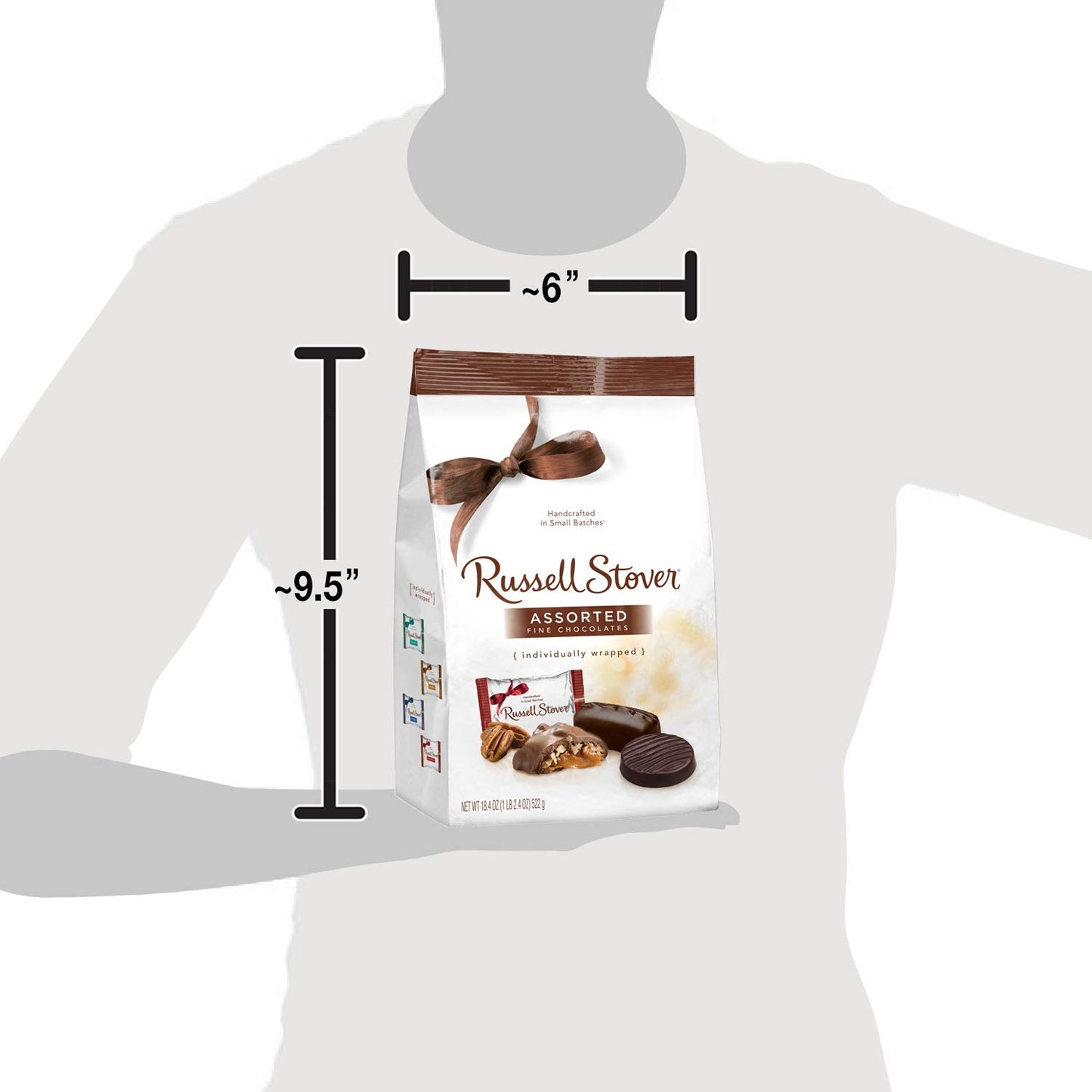 Russell Stover Assorted Chocolates, 18.4 Ounce Bag