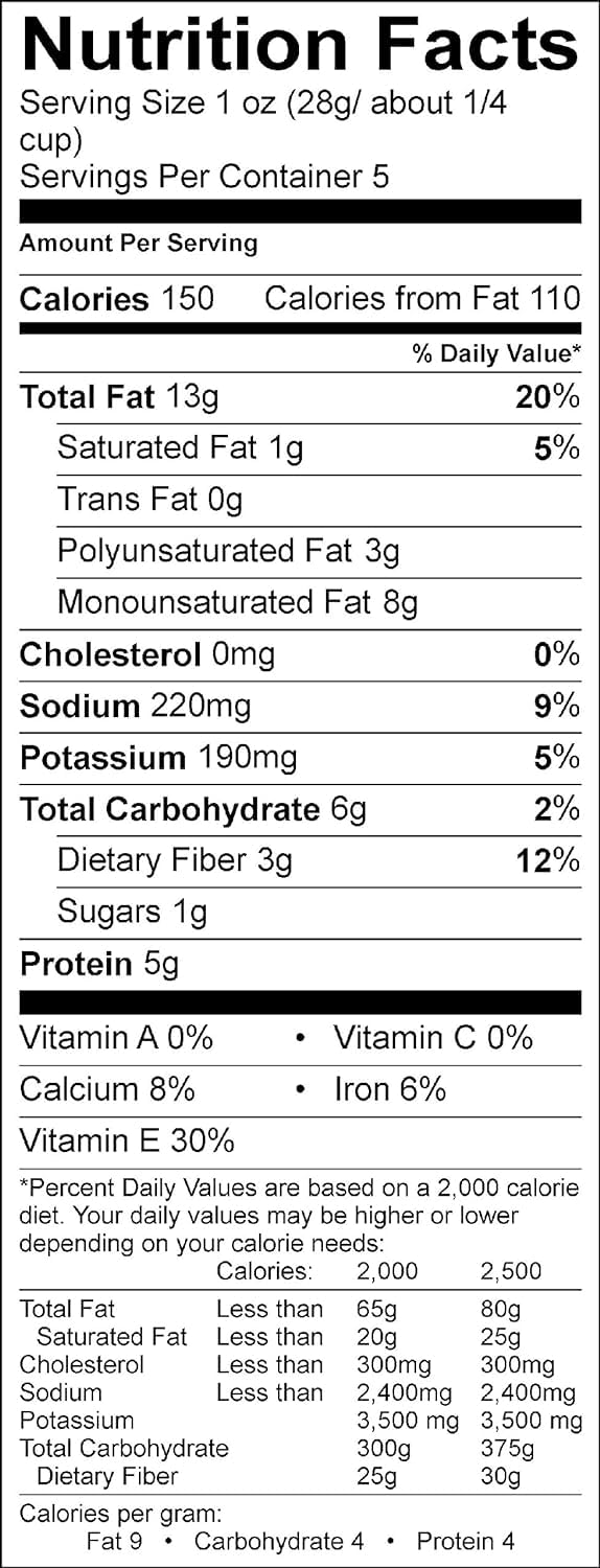 Emerald Dry Roasted Almonds, 5 Ounce Resealable Bag, Pack of 3