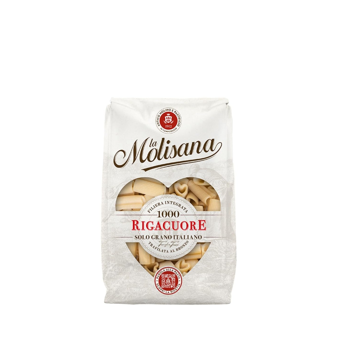 La Molisana, Pasta Rigacuore N.1000, 1.1lb