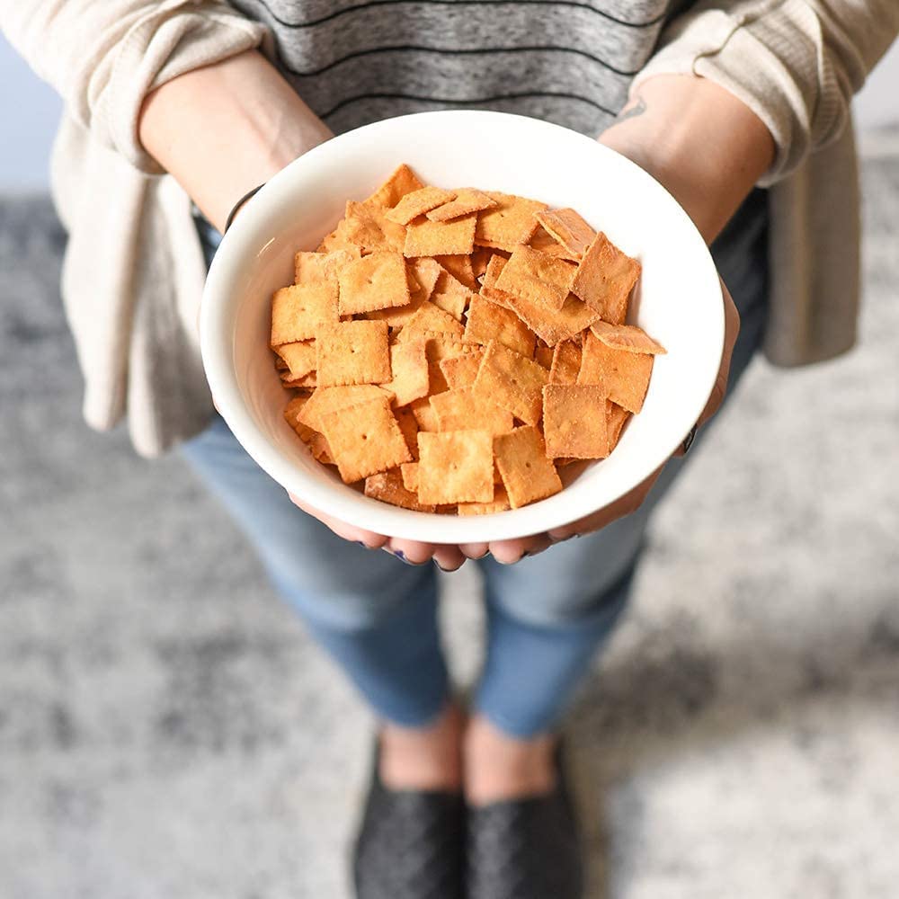 Real Food From the Ground Up Cauliflower Cheddar Crackers (Pack of 6)
