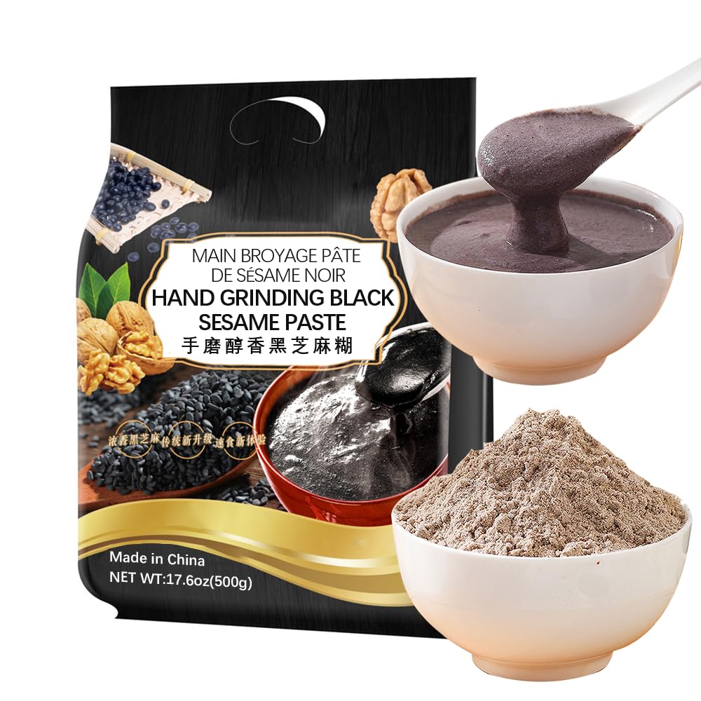 Hand Grinding Black Sesame Paste 500G 17.63Oz Breakfast