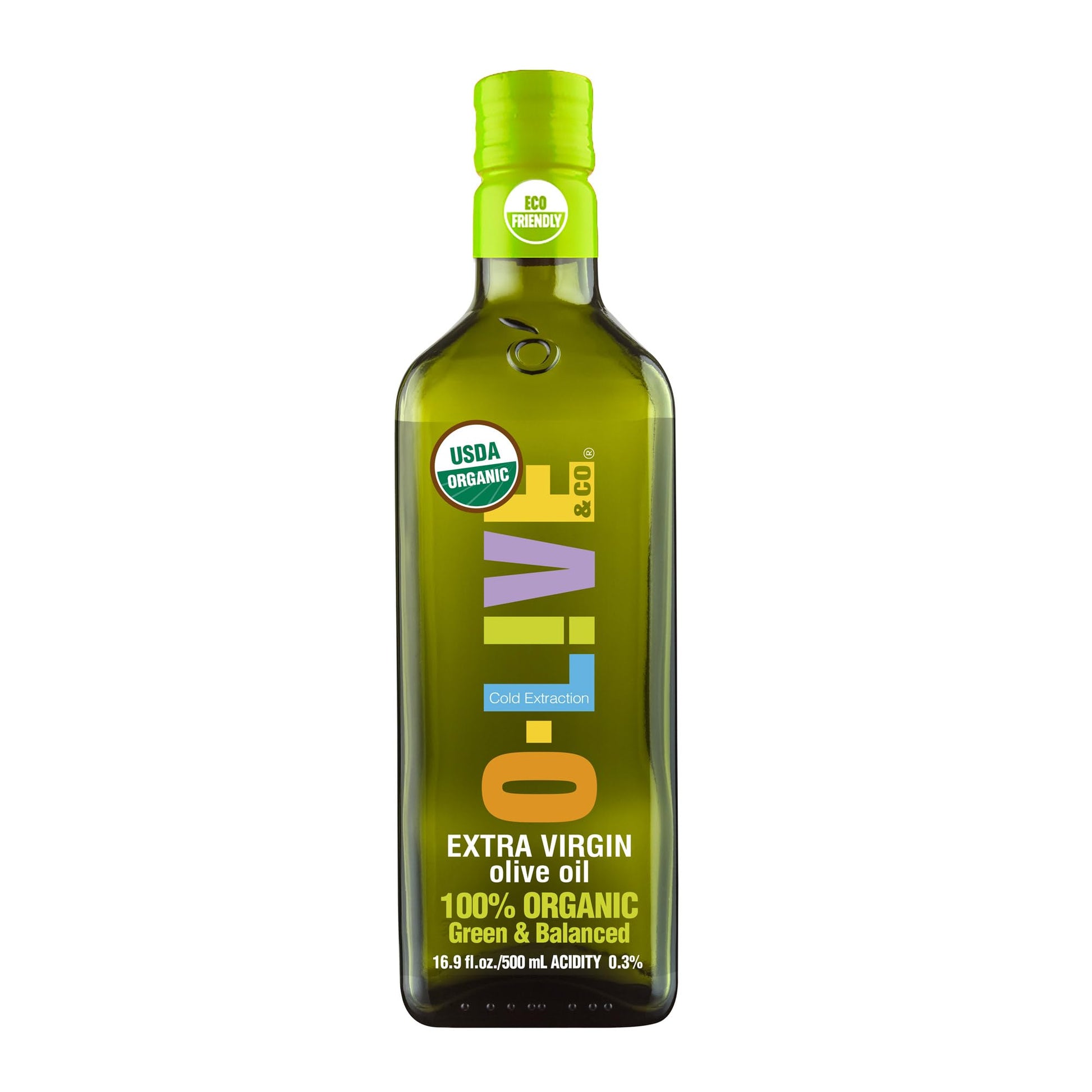 O-Live & Co. Organic Extra Virflavor Blend Olive Oil - 16 9 Fl Oz (500Ml) - Cold-Pressed  High In Antioxidants  Non-Gmo
