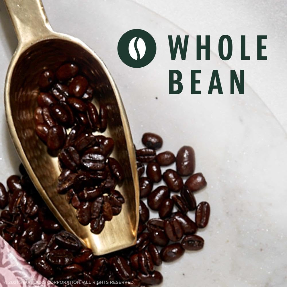 Starbucks Whole Bean Coffee, Dark Roast Coffee, French Roast, 100% Arabica, 1 Bag (18 Oz)