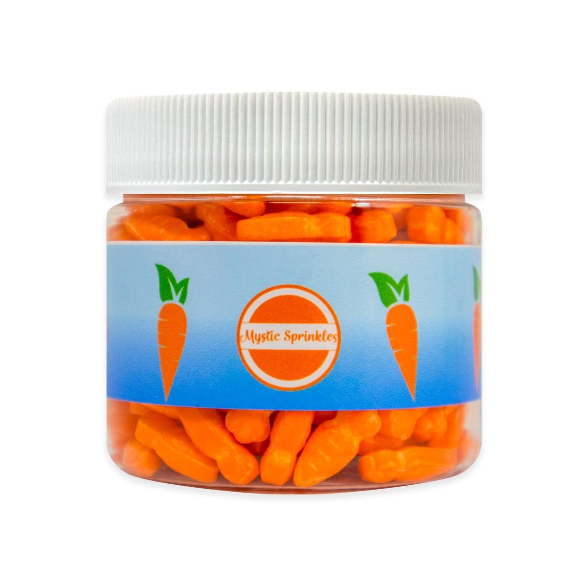 Mystic Sprinkles Easter Candy Shapes Sprinkles (Carrots, 2Oz Jar)