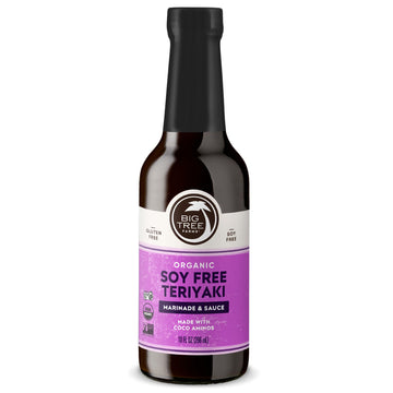 Big Tree Farms Organic Coco Aminos - Liquid Coconut Aminos, Soy-Free Sauce, Low Sodium, Soy Alternative, Gluten Free, Kosher, Marinade & Sauce, Non-Gmo - Teriyaki, 10 Fl Oz (Pack Of 1)