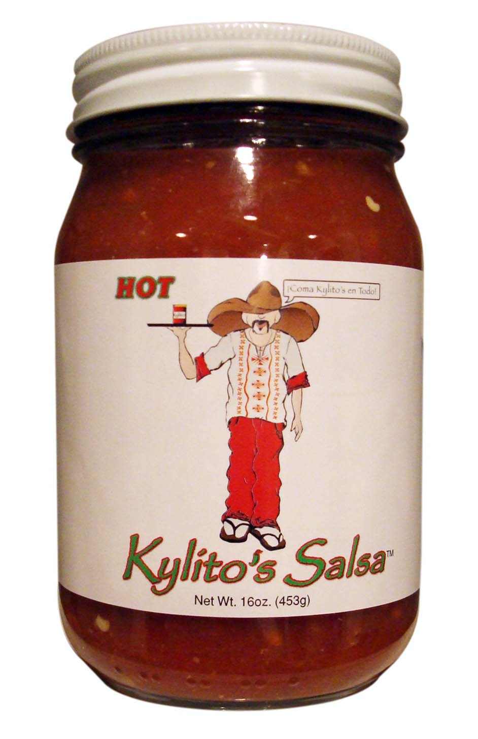 Kylitos Salsa 16oz Jar (Pack of 3) (Choose Flavor Below) (Hot - Hot)