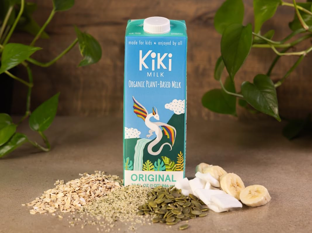 Kiki Milk Plant Based Milk Sample Kit - Chocolate, Unsweetened, Original - 32 Fl Oz Each - Gluten, Dairy, Soy Free