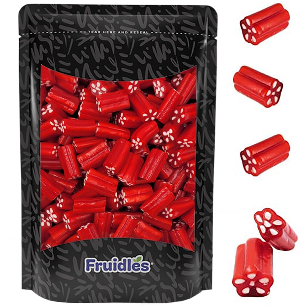 Fruidles Cherry Loaders Gummies, Sweet Chewy Licorice with Creamy Filling, 8 Ounce, Non-GMO