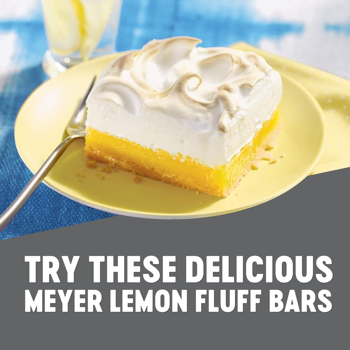 Krusteaz Meyer Lemon Bar Mix, Made with Real Lemons, 19.35 oz Box (Pack of 4)