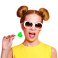 Fruidles Lollipops Mini Heart Shaped Flavored Delicious Lollipop, Individually Wrapped, 5G Lollipop (600 Lollipops, Green Apple)