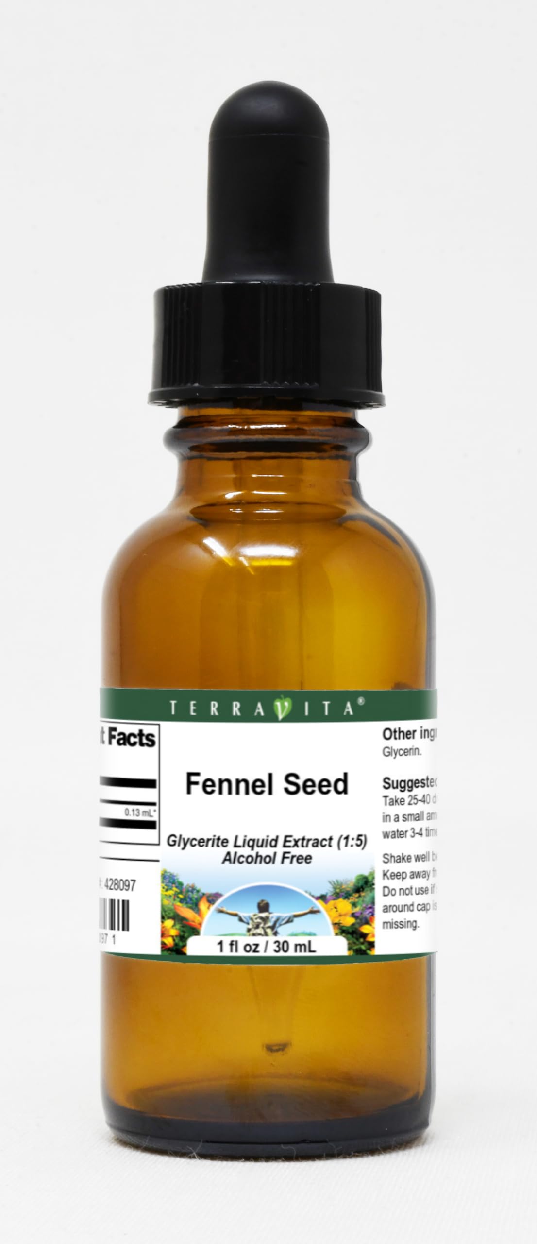 Fennel Seed - Glycerite Liquid Extract (1:5) - No Flavor (1 fl oz, ZIN: 428097)