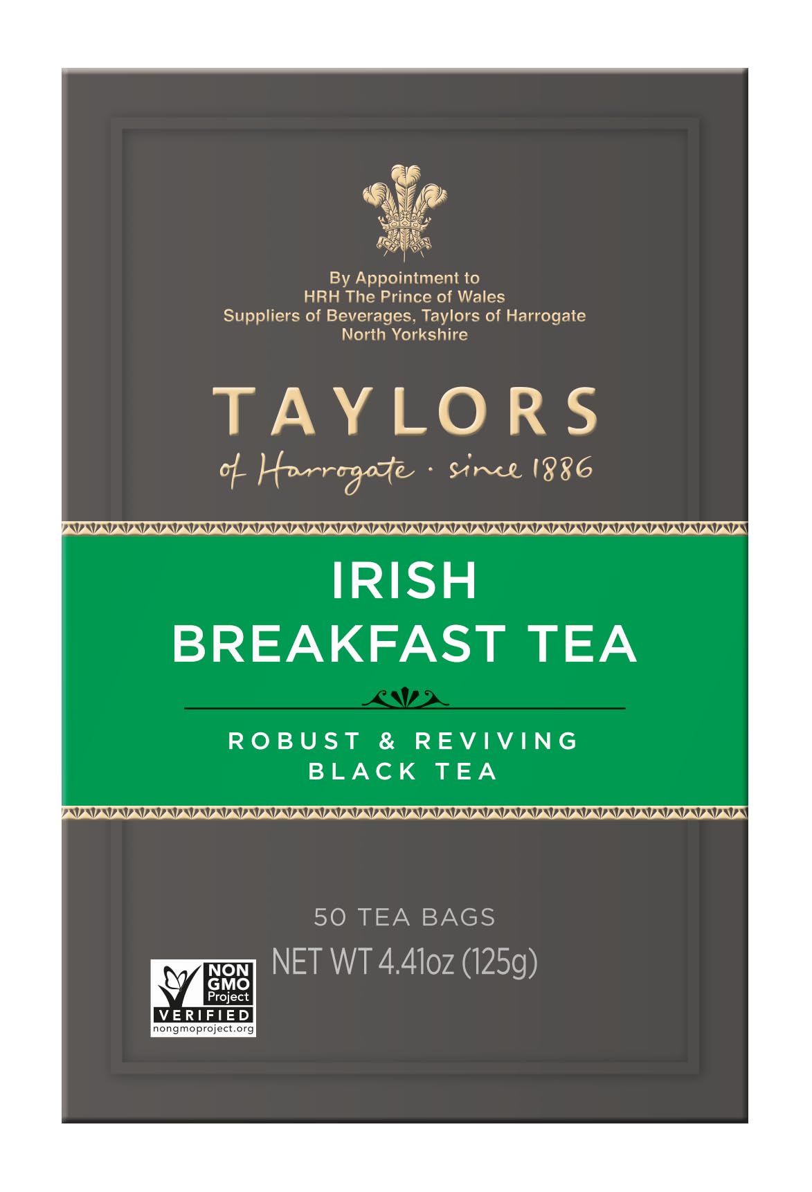 Taylors of Harrogate Irish Breakfast Tea, 50 Teabags, 50 Count, Model TOHIBTB
