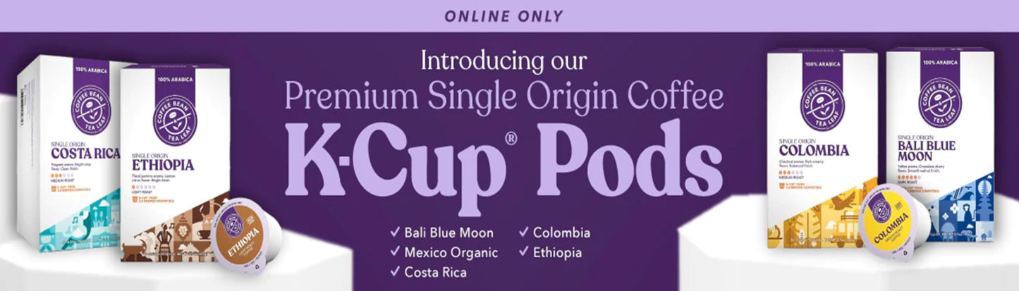 The Coffee Bean & Tea Leaf Mexico Organic Single Origin Coffee K-Cups (Dark Roast, 10Ct)