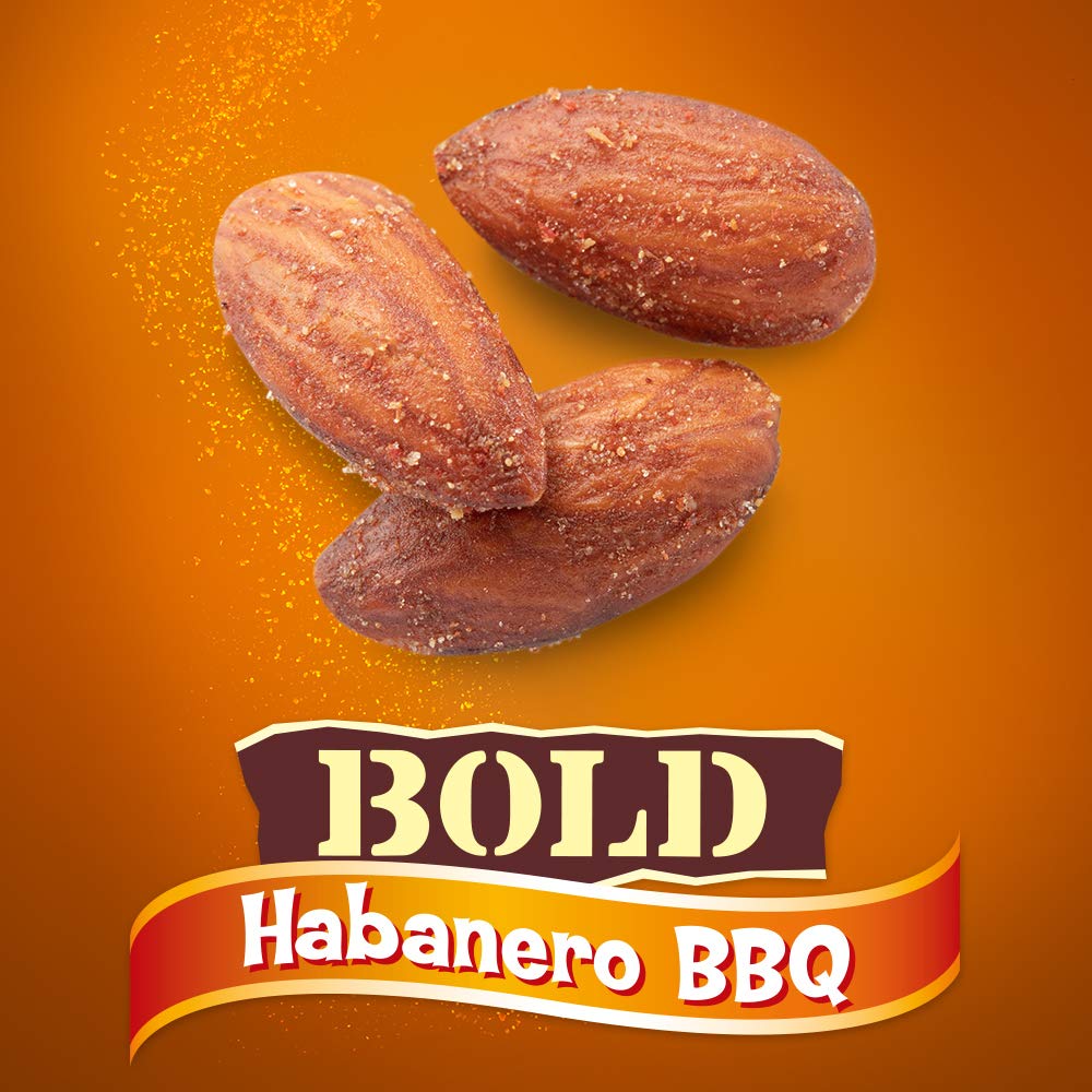 Blue Diamond Almonds Bold Variety Pack - Salt N' Vinegar, Habanero Bbq, And Wasabi & Soy Sauce Flavored Snack Nuts, 16 Oz Resealable Bags (Pack Of 3)