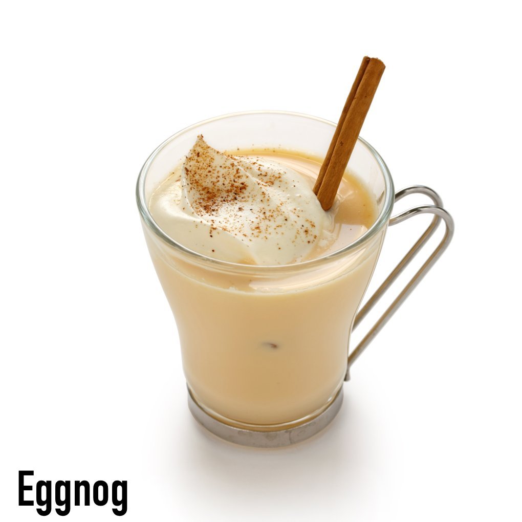 Volcanica Eggnog Flavored Coffee, Whole Bean, 16-Ounce
