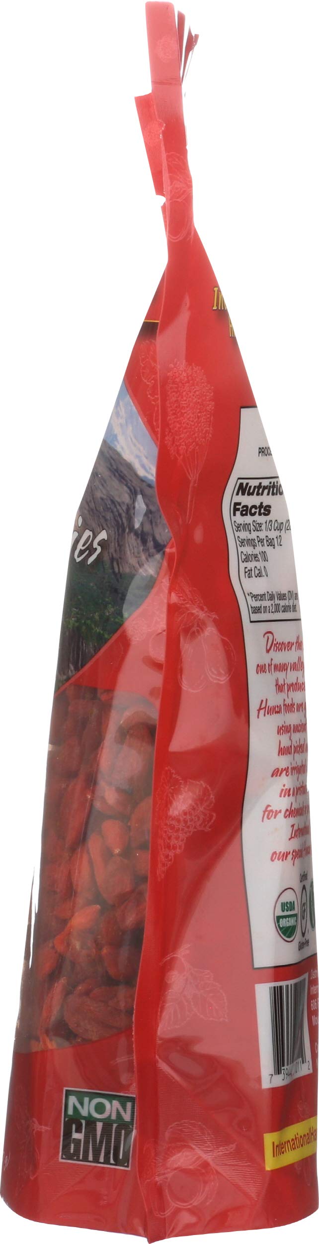 INTERNATIONAL HARVEST Organic Raw Hunza Goji Berries, 12 OZ