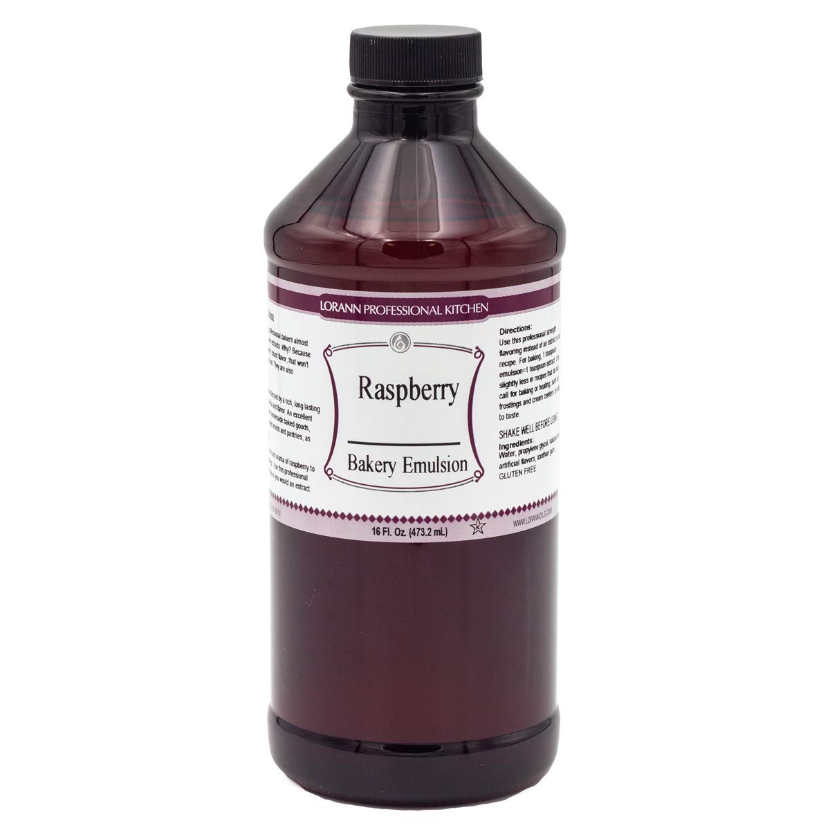 Lorann Raspberry Bakery Emulsion, 16 Ounce Bottle