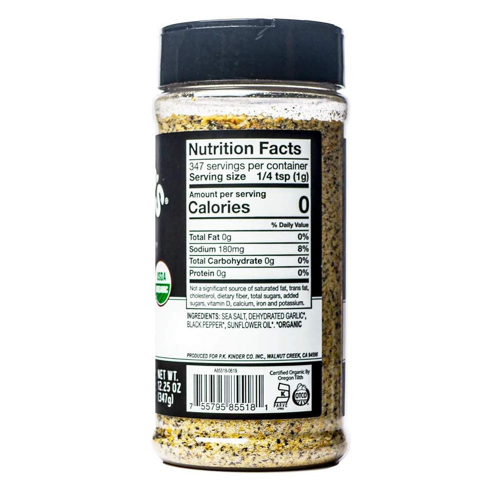 KINDERS Premium Quality Organic Seasoning The Blend, 12.25oz, Pack of 1