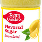 Betty Crocker Lemon Twist Flavored Sugar - Citrus Dessert Sugar for Baking, Cocktails & More, 3.7 oz