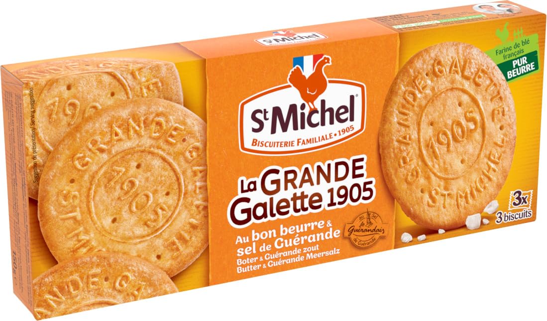 St Michel La Grande Galette Salted Butter, 5.3 Ounce