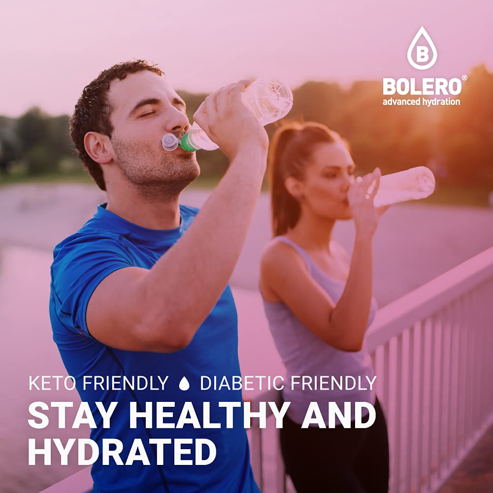 Bolero- Sugar Free Drink Mix Packets Guava Fruit Flavors | Powdered Flavored Water Packets | 36 Singles Sticks On The Go Packets