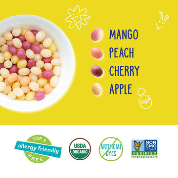 YumEarth Easter Candy Organic Jelly Beans, 4 Ounce - Spring Fruit Flavors - Allergy Friendly, Gluten Free, Non-GMO, Vegan, No Ar