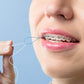 Floss Threaders For Braces, Bridges, And Implants 400 Count (Pack Of 8)