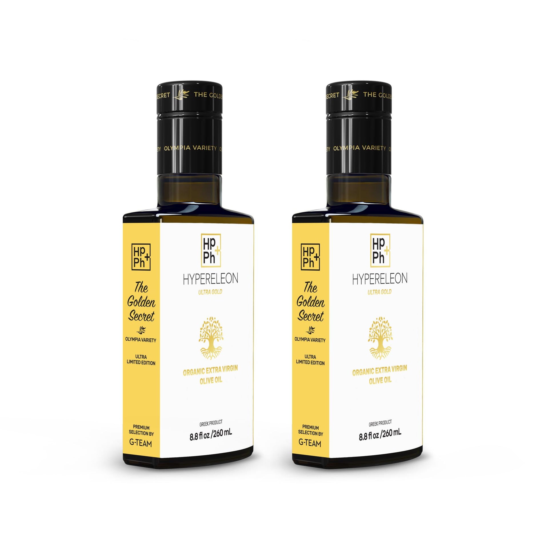 HYPERELEON ULTRA GOLD | Premium, Organic, Supremely High Phenolic, Greek Extra Virgin Olive Oil 100% Pure & Natural | Bio & Unfi