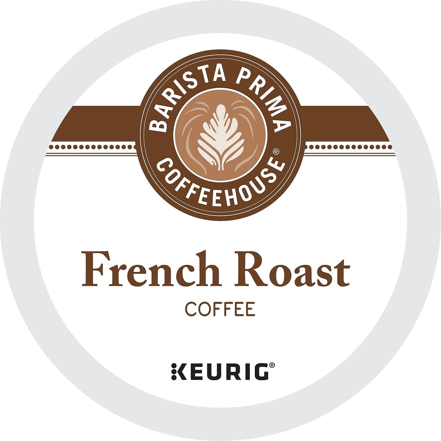 Barista Prima French Roast K-Cups Coffee Pack, 1 Count (Pack of 96), Model 99555066111