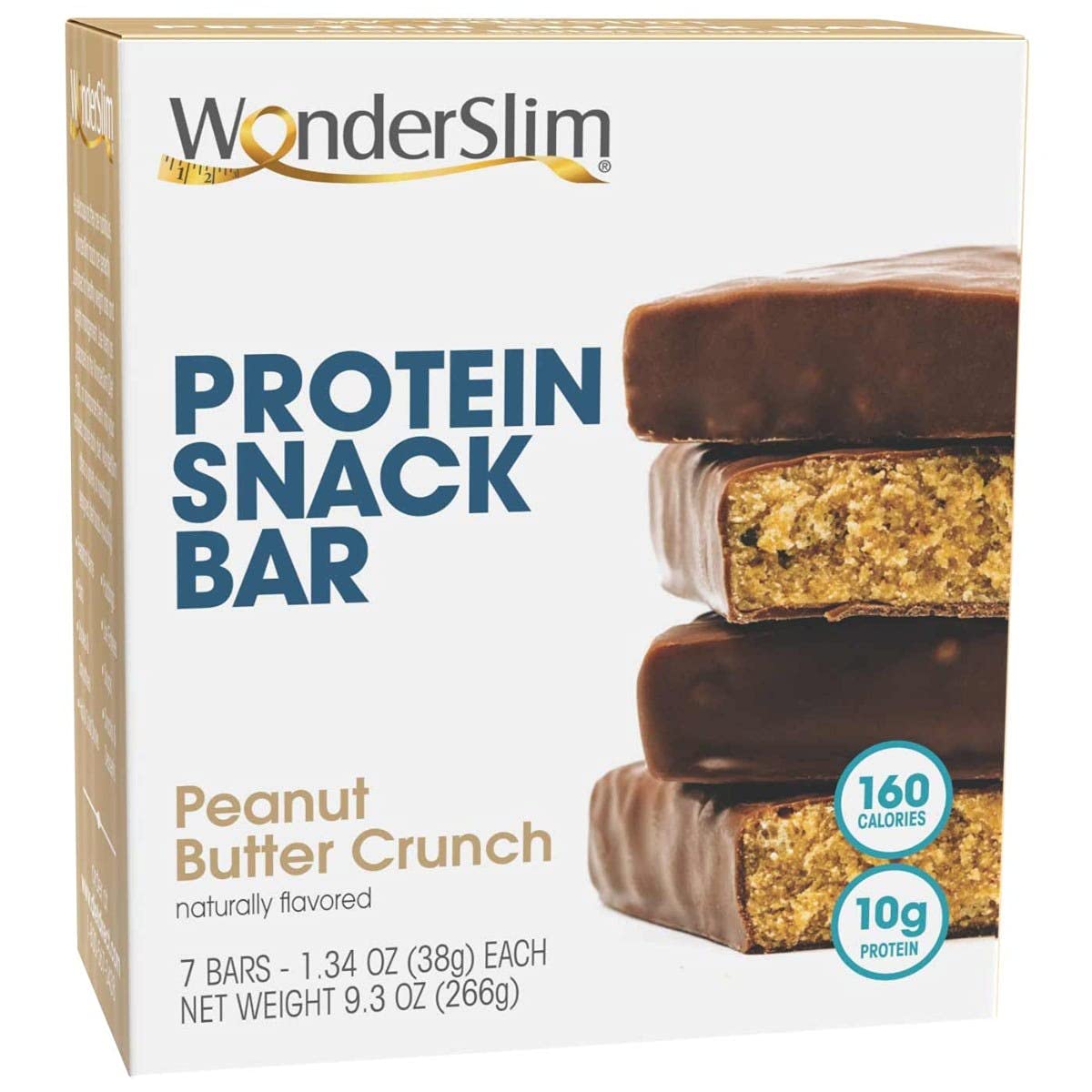 WonderSlim Protein Snack Bar, Peanut Butter Crunch, 7 Count