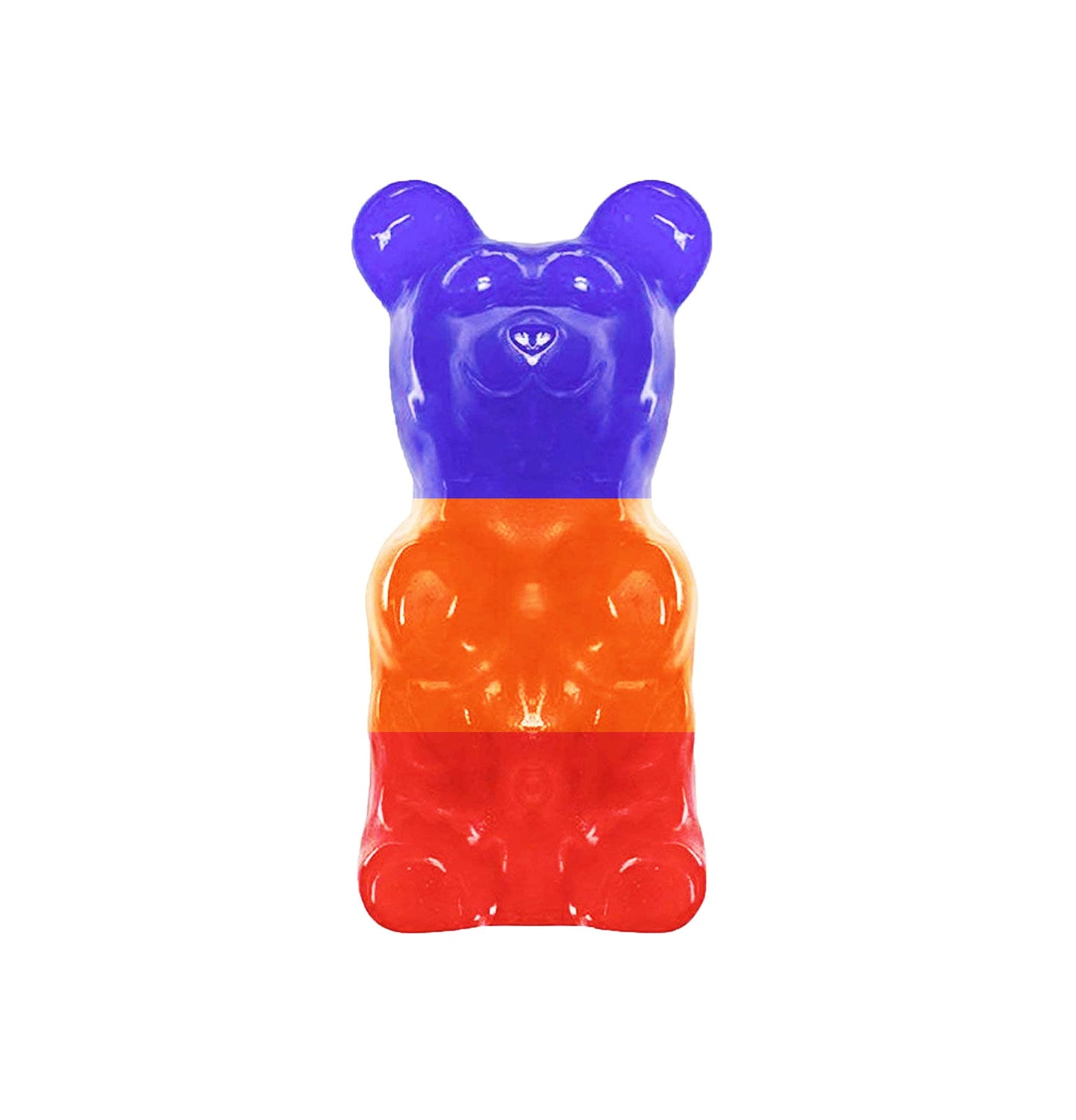 The Gummy Bear Guy Worlds Largest Gummy Bear - 1 Count - Orange & Blue