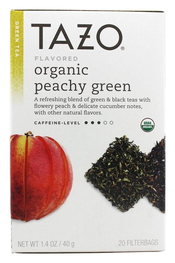 Peachy Green Tea Organic Tazo Teas 20 Bag