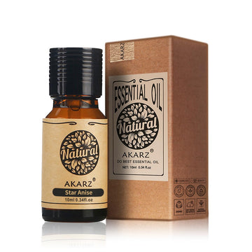 Akarz Star Anise Essential Oil Natural Organic Pure Star Anise Oil For Skin Body Hair Care,Diffuser, Candle,Soap,Making, Diy,Mas