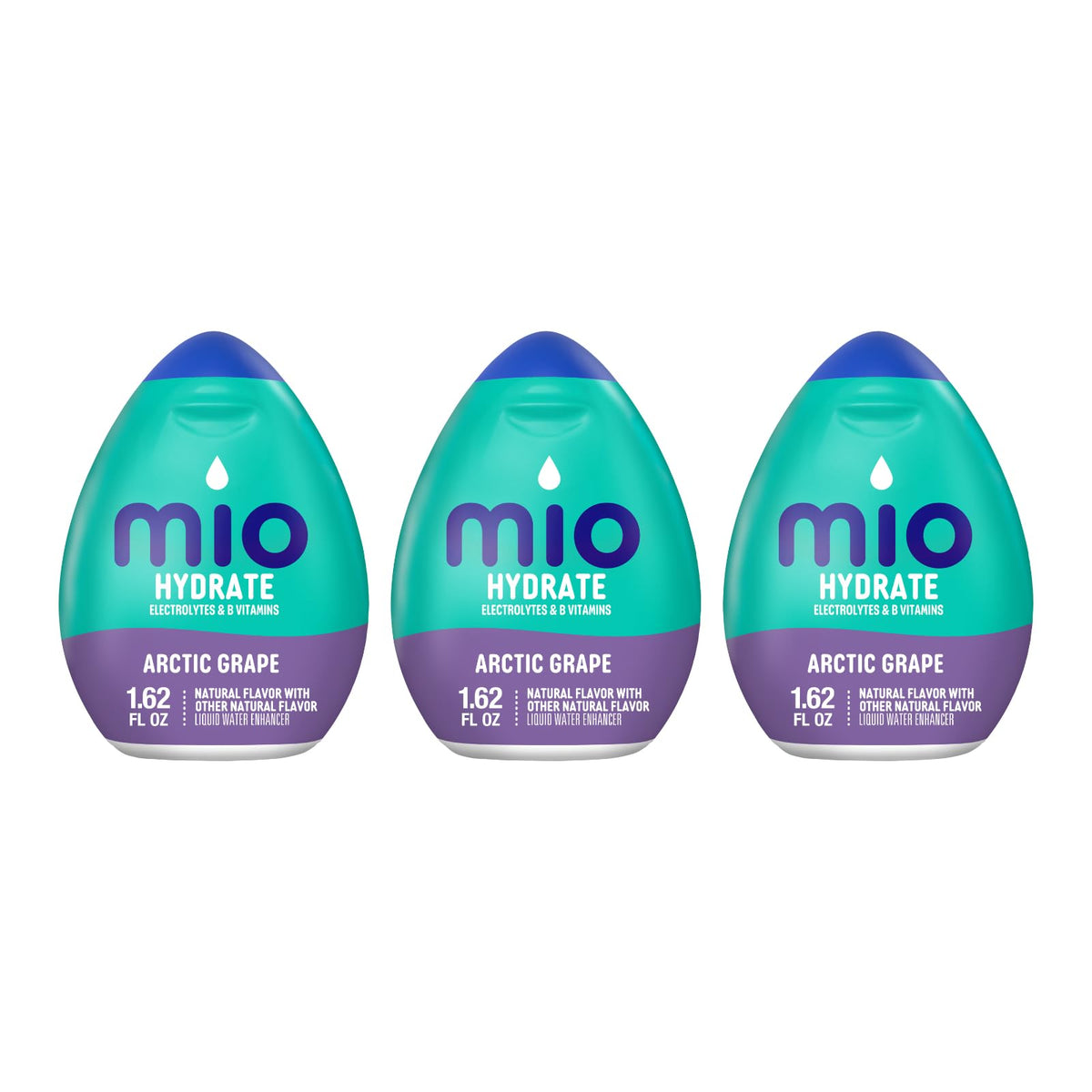 Mio Sport Liquid Water Enhancer, Arctic Grape, 1.62 Fluid Ounce (Pack Of 3)