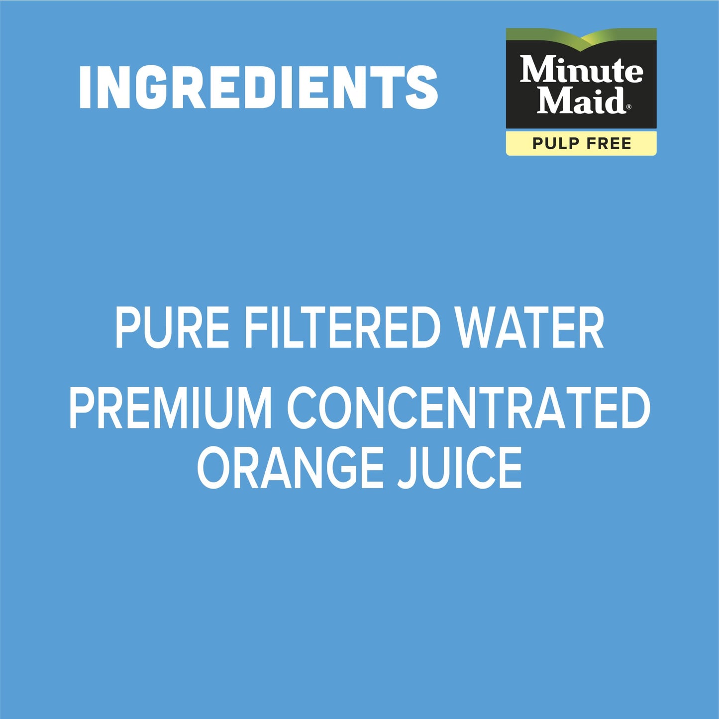 Minute Maid, Pulp Free Orange Juice, 59 Fl Oz